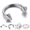 Steel Horseshoe Lip Nose Septum Ring 10 Pcs 5