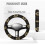 Sun Moon Golf Cart Steering Wheel Cover Universal Elastic 5