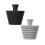Silicone Bathtub Stopper with Suction Cup 2 pcs 1.2 inch 1