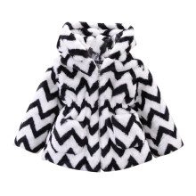 Girls Winter Coat Thick Padded Fleece Jacket Size 5-6 Years