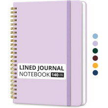 Spiral Journal Notebook College Ruled 140 Pages A5 Hardcover