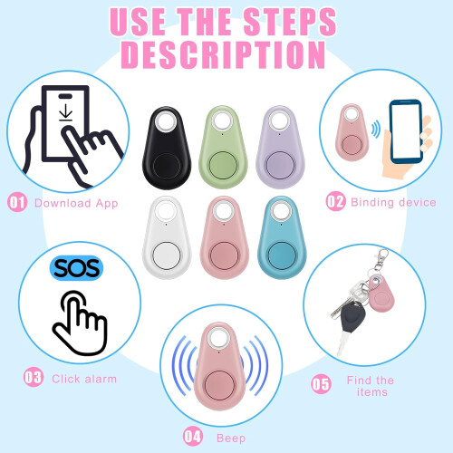 τεμάχια Bluetooth Tracker - Έξυπνος εντοπιστής κλειδιών και αντικειμένων γι 2