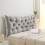 Bedside Cushion Headboard Pillow 60x50cm Polyester 1
