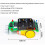 DIY Ultrasonic Ranging and Obstacle Avoidance Car Welding Kit Microcontroller  Car Programming Practice 3