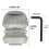 Trailer Hitch Lock Ball Coupling Anti-Theft Universal 3