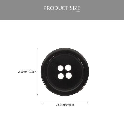 Resin Sewing Buttons Round 160 Pieces 1