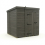 7x6 Pent Composite Shed Tanalised (Single Door, No Windows) 2