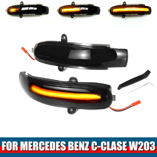 LED Dynamic Wing Mirror Turn Signal Light for Mercedes 2