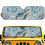 Blue Turtle Windshield Sun Shade for Jeep Wrangler 2