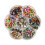 Mini Brads Assorted Color Metal Paper Fasteners 240pcs 1