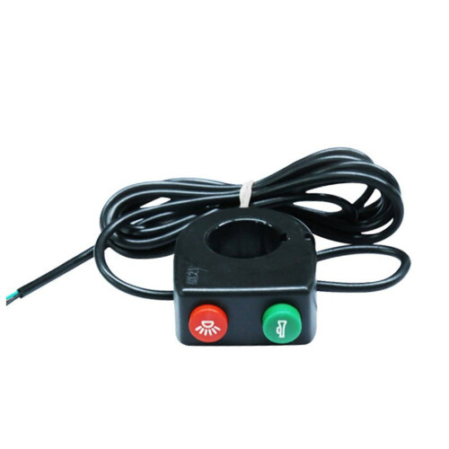 E-Bike Horn Button Switch with Headlight 2-in-1 or 3-in-1