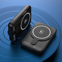 Magnetic Wireless Power Bank 8000mAh with USB-C Cable and