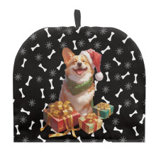 Christmas Corgi Tea Cozy for Teapot 1 Piece