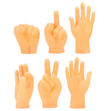 Finger Puppet Soft Tiny Hands for Cat Massage