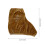 Skating Boot Covers Brown Protective 1 Pair 2