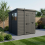 7x6 Pent Composite Shed Tanalised (Single Door, With Windows) 1