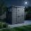 7x6 Pent Composite Shed Tanalised (Single Door, With Windows) 3