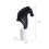 Abstract Horse Head Ornament Black White Modern Luxury Decor 2