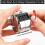 Mechanical Hand Tally Counter 4-Digit Metal 7