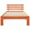 VidaXL vidaXL Bed Frame with Headboard Wax Brown 90 x 200 cm Solid Pine Wood 2
