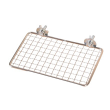 Rectangular Bird Cage Shelf Stand Stainless Steel 1 Piece