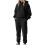 Completo da donna in spugna giapponese, 2 pezzi oversize 2