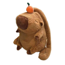 Plush Capybara Backpack Casual Lightweight Large Capacity