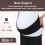 Maternity Belly Band Adjustable Soft Black 2