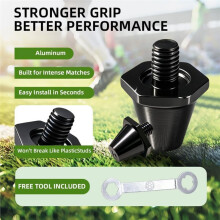 14 Pcs M5 Soccer Boot Studs SG Soccer Cleats Replacement Spikes with Wrench, Soccer Boot Cleats