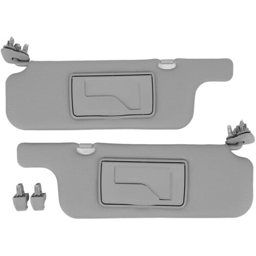 Car Sun Visor Assembly Sun Blocking with Mirror for   E120 E130 2001-2007 Ninth Generation LHD 2