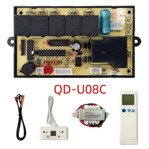 QD-U08C Air Conditioner Control Board Universal for Cooling and Heating Fixed-Frequency Wall-Mounted Air Conditioners 1