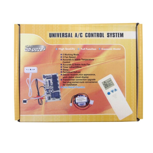 QD-U02B+ Air Conditioner Control Board Universal AC PCB Control Board System Only for Wall-Mounted Air Conditioners 2