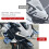 Motorcycle Front Spoiler Wing Front Winglet Lip Fairing Small Wing Accessories for  500SR SR 500 SR VOOM 6