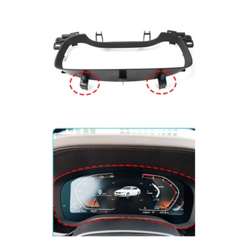 LCD Gauge Frame Instrument Panel Frame for  5 Series G38 2018-2023 Car Interior Accessories 2