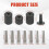 34850 Injector Seal Installation Kit for    Multiple Engines Multiple Engines 8