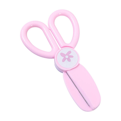 Safety Scissors Round Tip Colorful Plastic Ergonomic 1 Pair 1