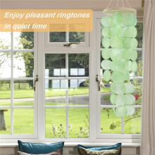 Campanella da Esterno - Campanelli In Conchiglia Stile Costiero Decorazione per Interni/Esterni, Decorazione da Giardino, Ottimo Regalo per Donne