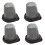 Replacement for DirtDevil Vacuum Cleaner Filter F25 F-25 Dust Cup Filter Hepa Attachment Kit Replace Part (4PCS) 1