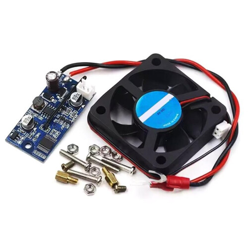 Intelligent Temperature Control Cooling Fan Module with Three-Level Adjustment for Cooling, Input Voltage Range 6-70VDC 1