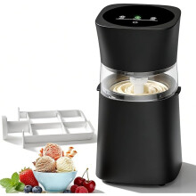 Ice Cream Maker Machine with Pre-Freeze Bowl, Rechargeable Homemade Ice Cream Maker, for Gelato, -Yogurt