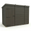 9x5 Pent Composite Shed Tanalised (Single Door, No Windows) 2
