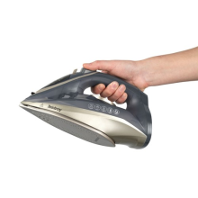 Beldray Cordless Steam Iron 2-in-1 Ceramic Soleplate 230ml 2600W Titanium