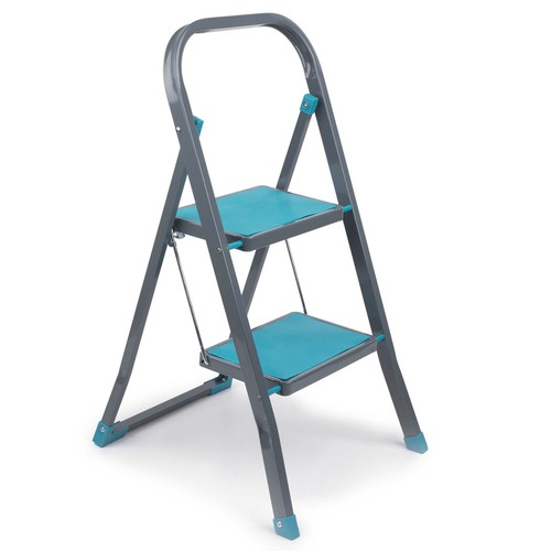 Beldray Beldray 2 Step Ladder Foot Stool Non-Slip Fold Away Compact Storage DIY/Cleaning