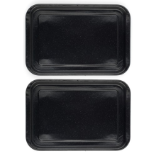 Russell Hobbs Set of 2 Baking Trays Vitreous Enamel Steel Oven Tin Easy Clean