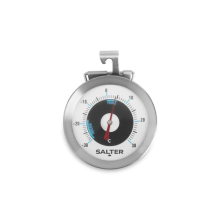 Salter Fridge/Freezer Thermometer Analogue Stainless Steel Food Safety -30–30C
