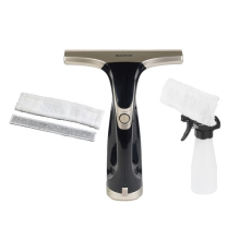 Beldray Cordless Window Vac+ - 60ml, Inc Spray Bottle & 2 Spare Pads, Platinum
