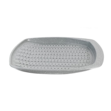 Salter Chip Baking Tray Non-Stick Perforated Oven Tray 38cm Marblestone Grey