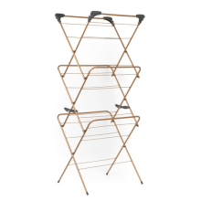 Beldray Clothes Airer 3-Tiers 15M Drying Space Copper Edition Foldable