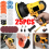 Electric Polisher Buffer Sander Car Polishing Machine 5" 7" Buffing Sponge Kit 1