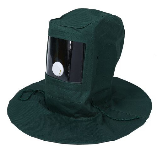 Sand Blasting Hood Abrasive Sandblaster Mask Cap Wind Dust Anti Protective Tool 1